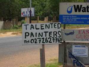 Sign - Talented painters